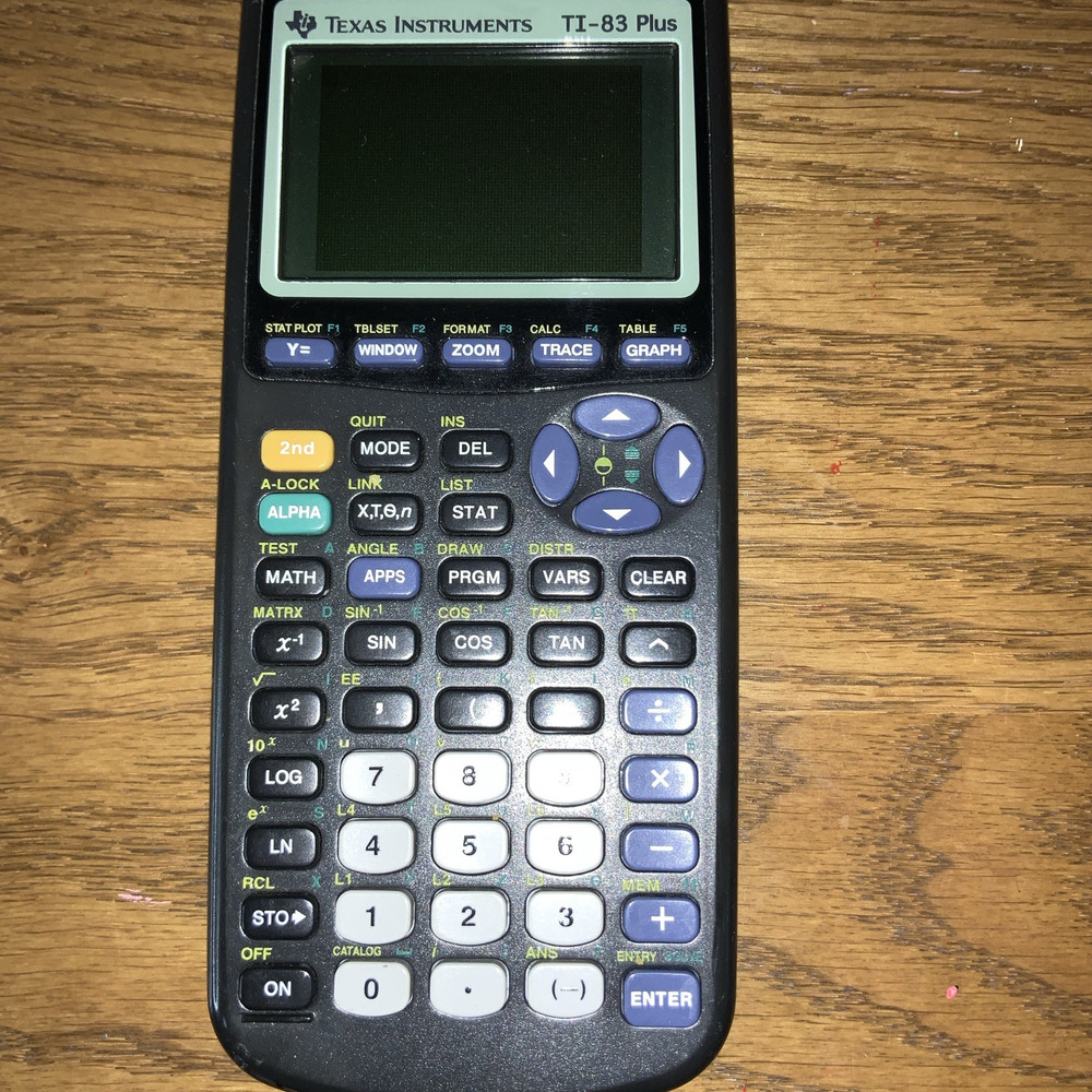 Texas Instruments TI-83 Graphing Calculator No Cover