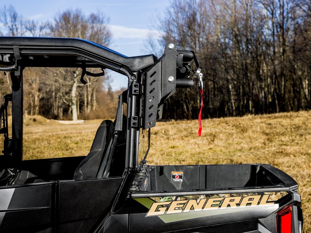 SuperATV Game Loader Rack for Polaris General with 2 Cube Lights