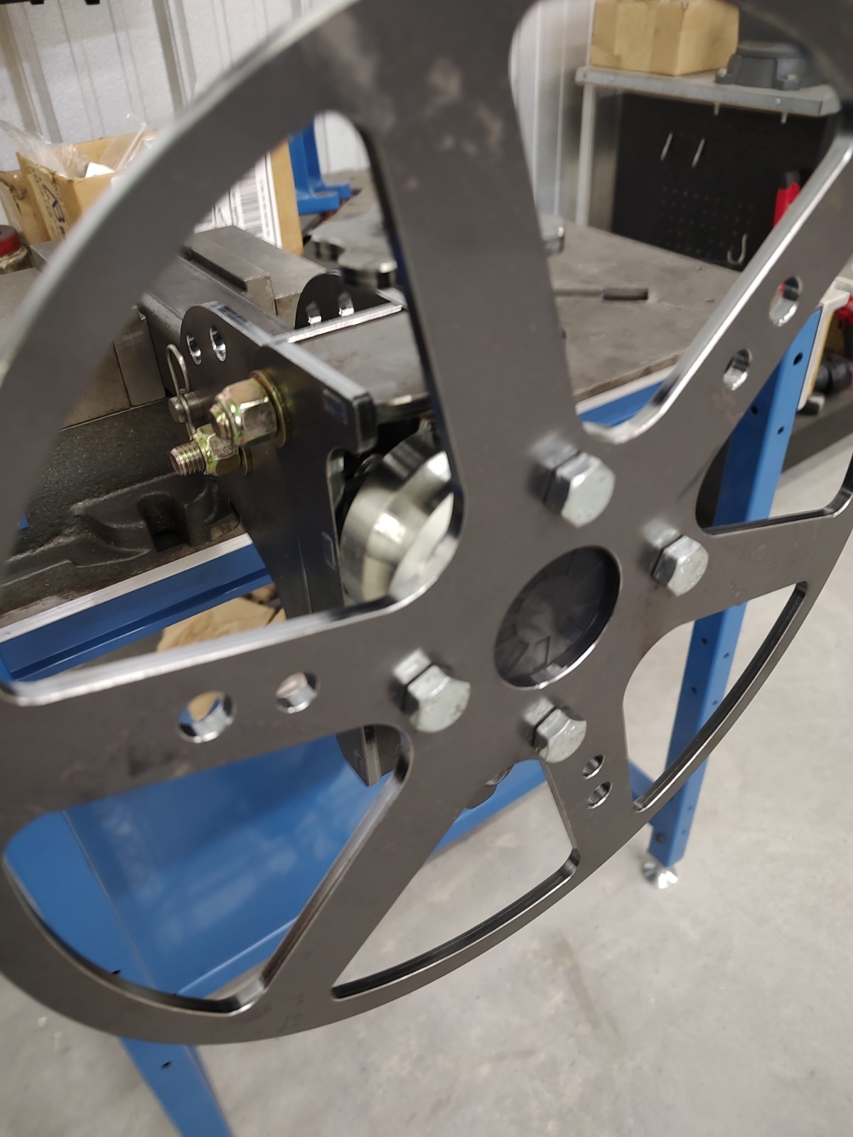 Roll Out Wheel Kit Pipe Welding Laser Cut Mark Graves Grinders