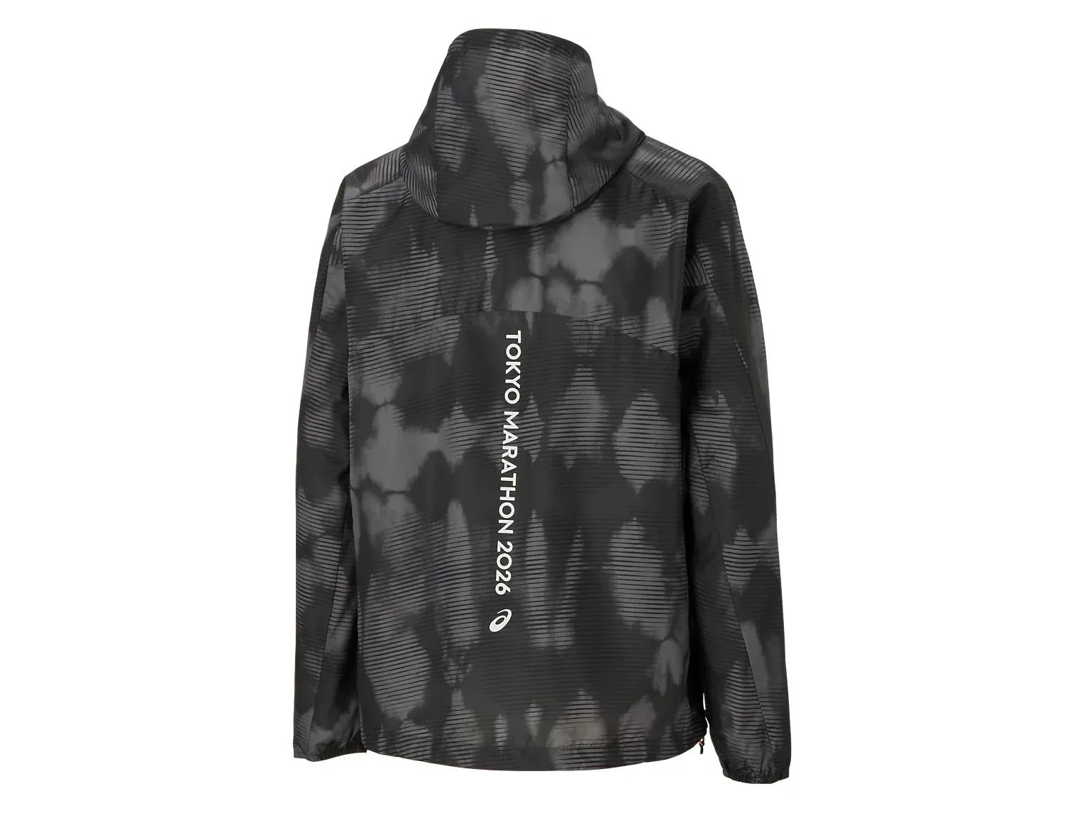 ASICS TOKYO MARATHON 2026 Limited Fade JACKET PERFORMANCE BLACK NEW USA SHIPPER!