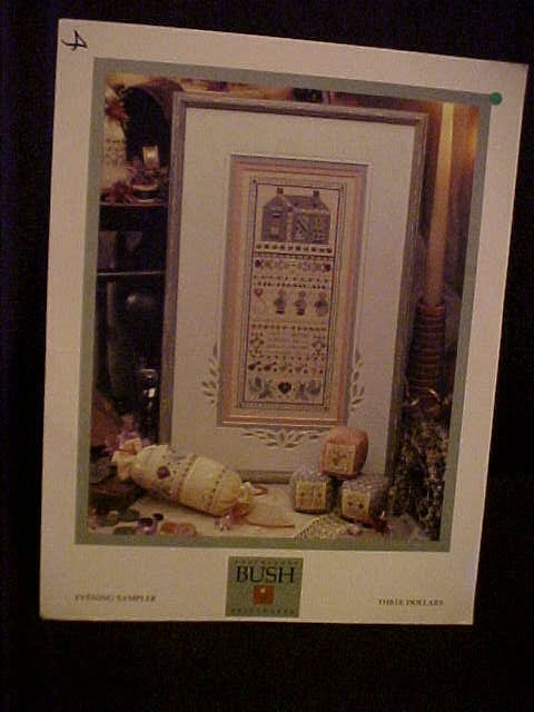 Shepherd's Bush EVENING SAMPLER Counted Cross Stitch Leaflet