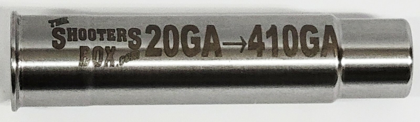 20GA to 410GA Shotgun Adapter - Stainless Steel - Free Shipping!