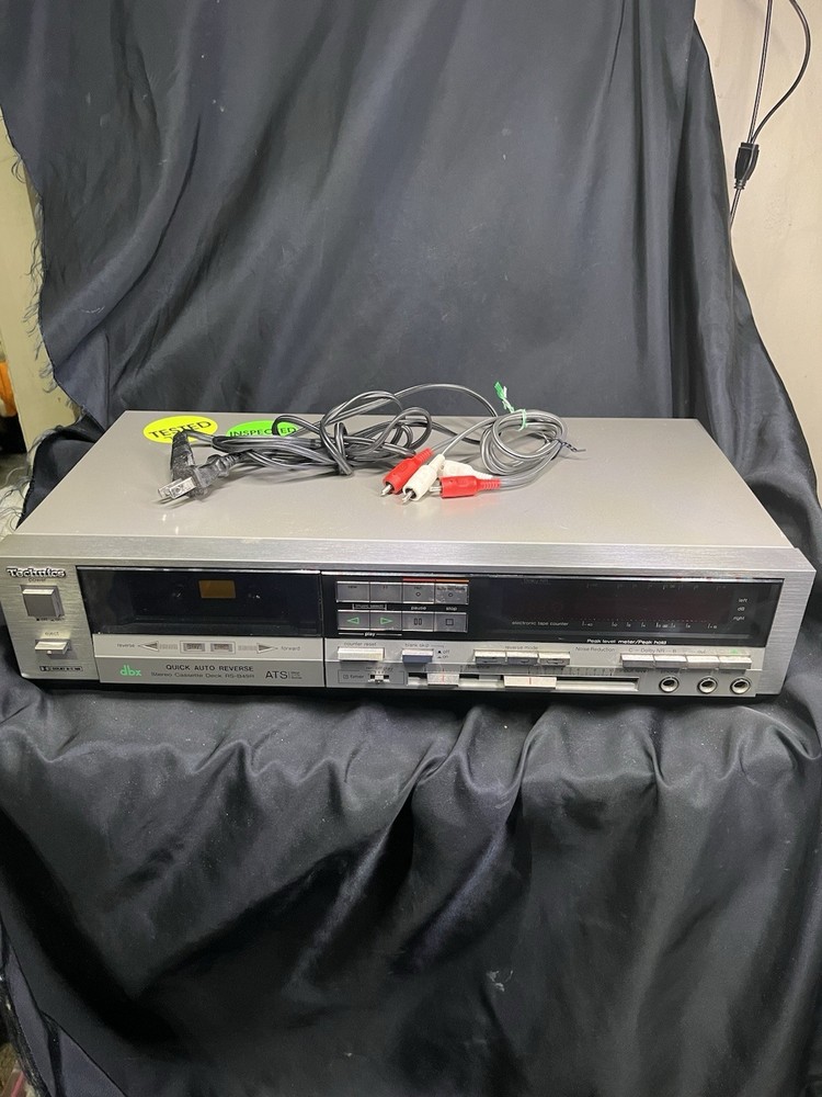 Technics Stereo cassette deck RS-B49R Quick auto reverse tape no screen