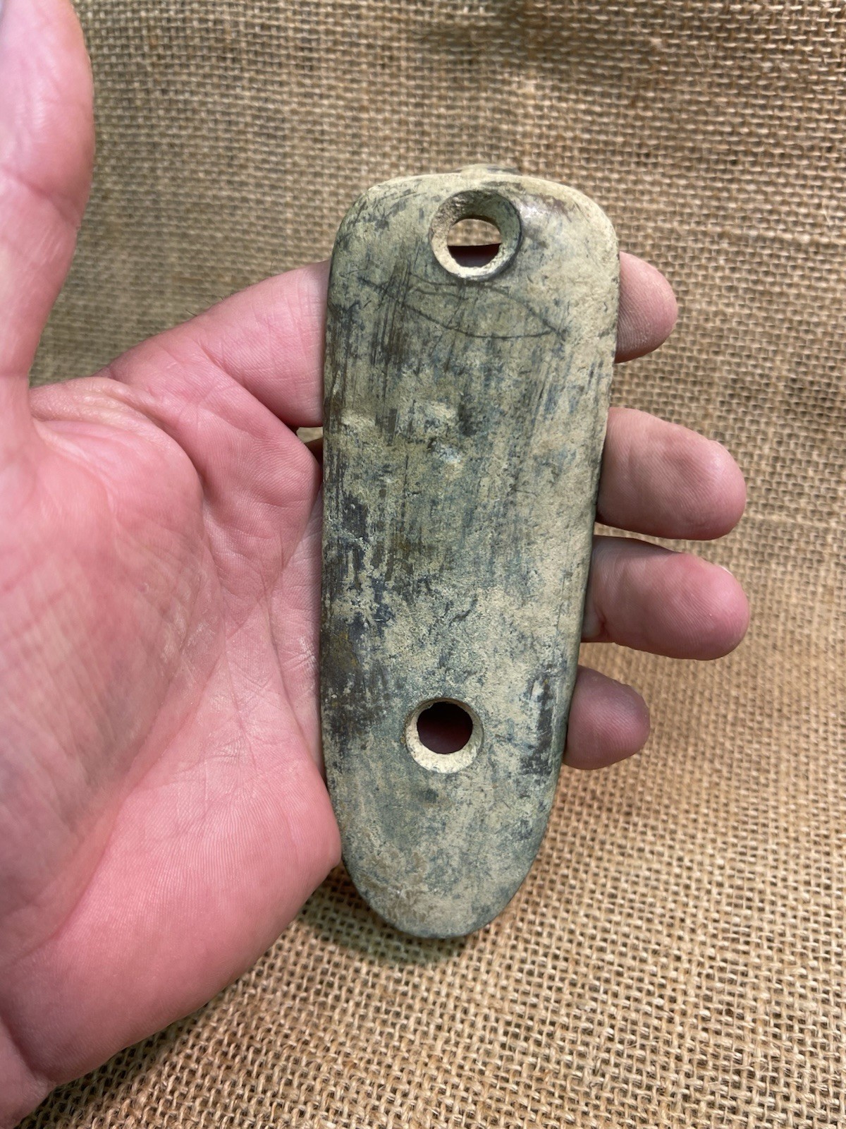 Nice Dug Civil War Brass Enfield Rifle Buttplate Recovered From Gravelly Run Va.