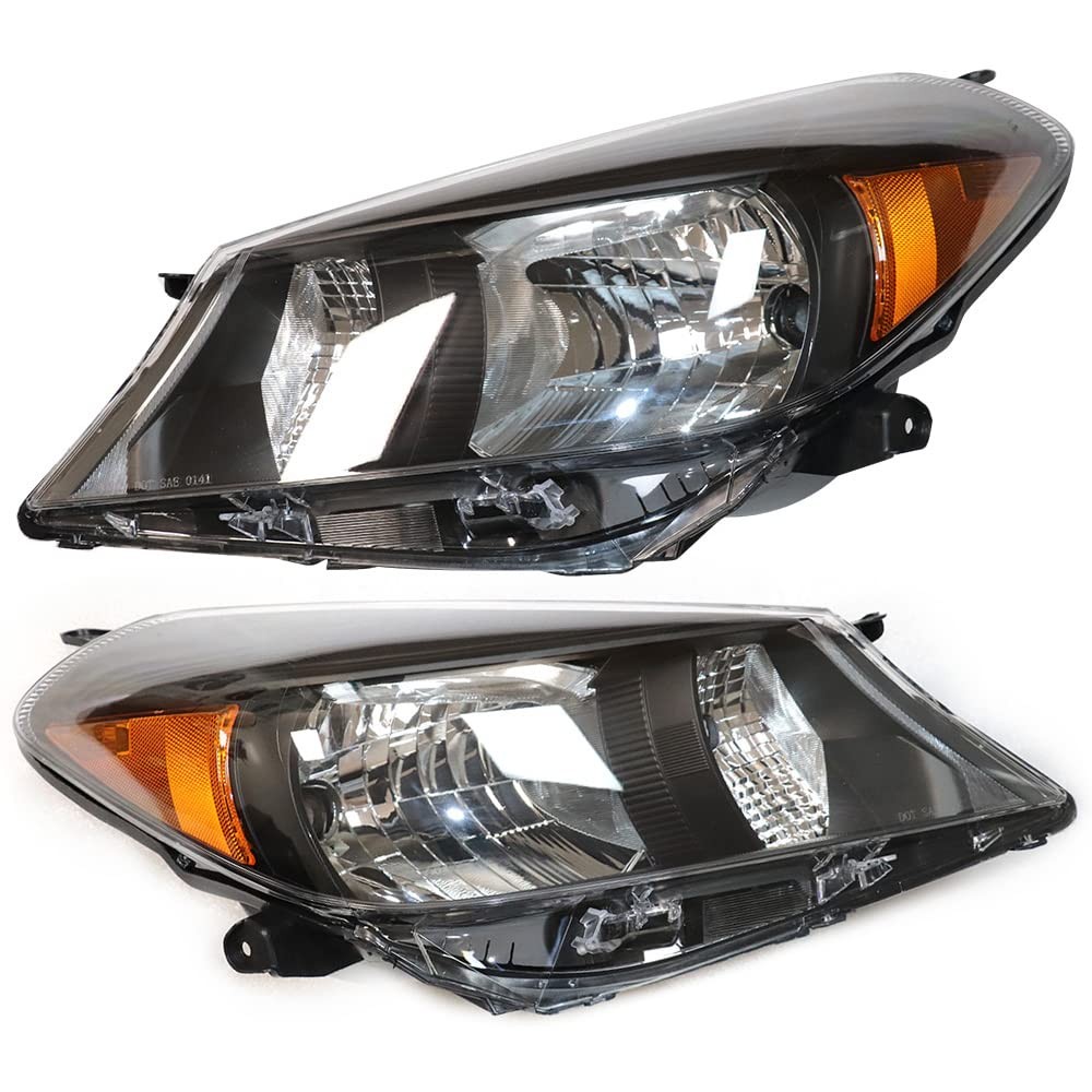 Front Headlight Halogen for Yaris Hatchback 2012-2014 Driver Passenger Side