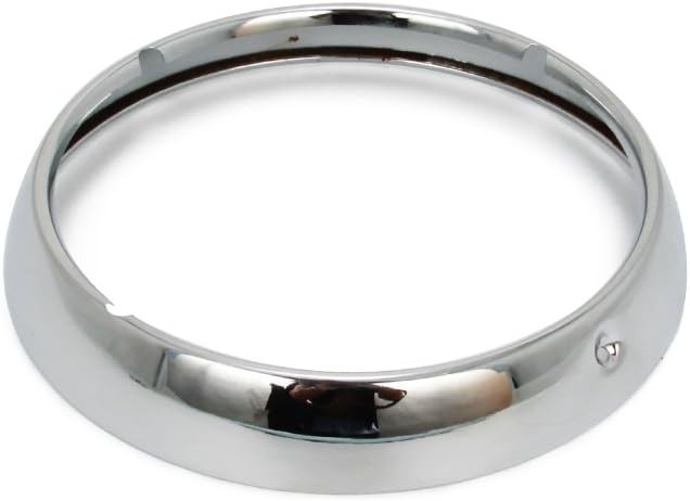 AnXin 7" Chrome Headlight Headlamp Trim Ring