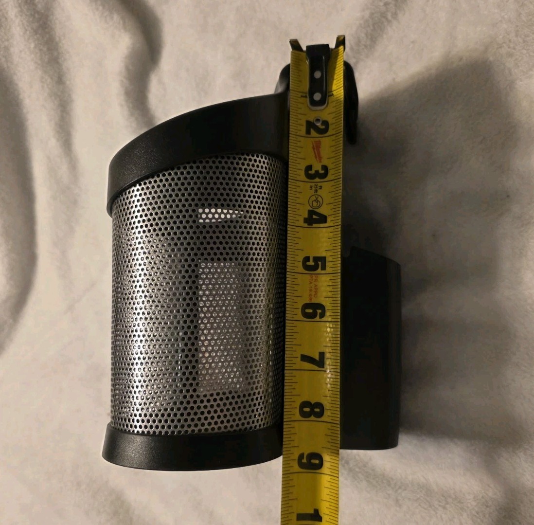 Polder Black Style Station Hot Tool Holder Bathroom Organizer