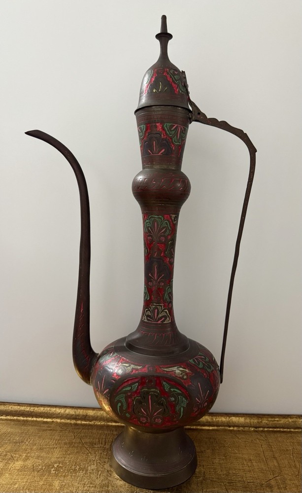 Brass Mughal Styled Surahi Multipurpose Jug