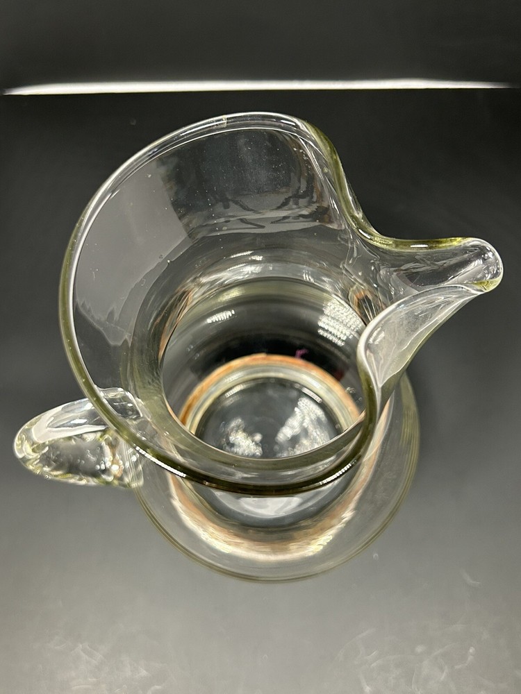 Silver Plated Glass Pitcher Duchin Gitfs
