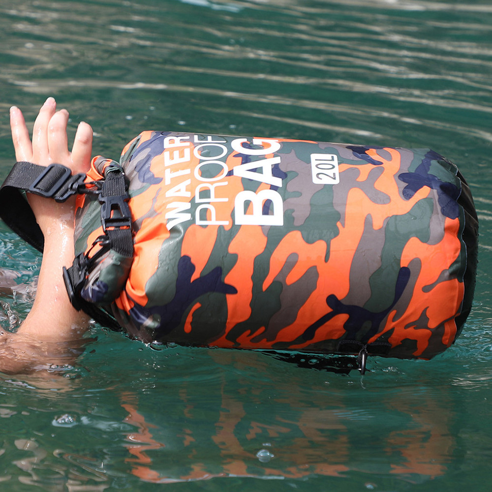 Outdoor Waterproof Bag Camouflage Polyester Double Shoulder Portable Backpack