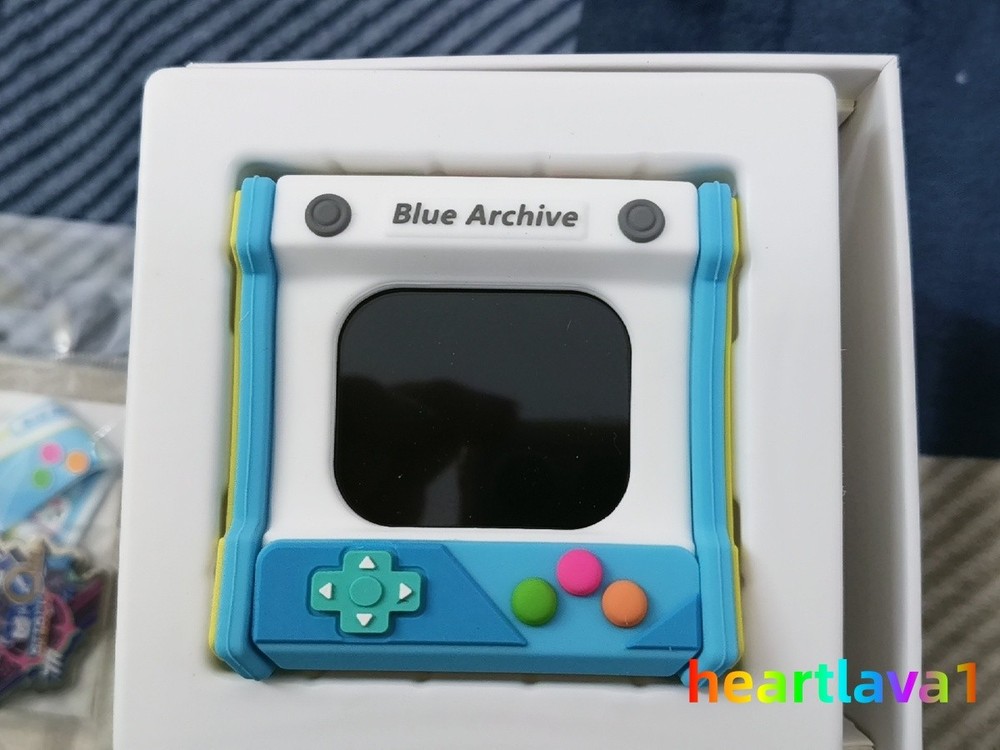 Official Blue Archive CUBE FACE LCD Touch Screen Wireless Bluetooth Earphones