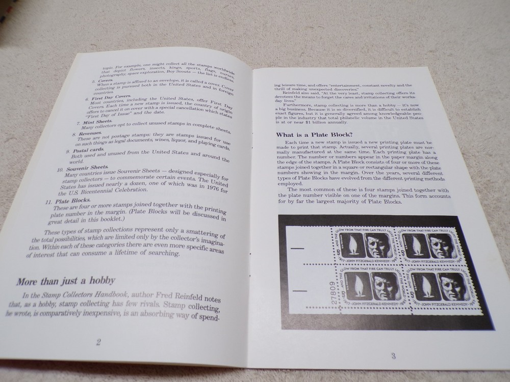 "PLATE BLOCKS: THE STAMP COLLECTOR'S EDGE" RICHARD L. LAZOROW RESOURCE BOOK