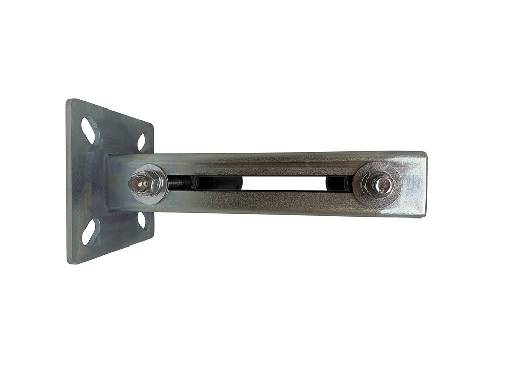 Adjustable Slide Gate Guide Rollers Upper Bolted Bracket Mount 6” Black Du