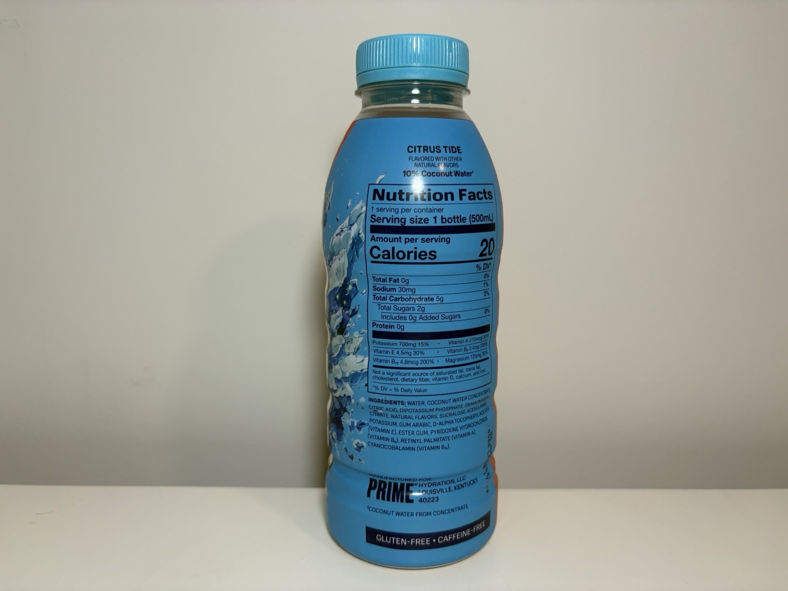 Sealed Prime Hydration New Frostbite Fusion Anime Kyro & Luken USA Bottle Drink