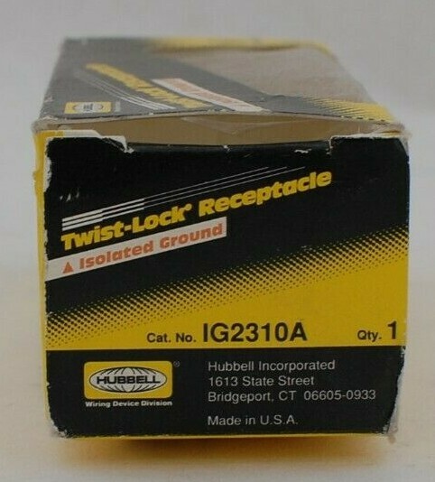 Hubbell IG2310A Twist-Lock Receptacle