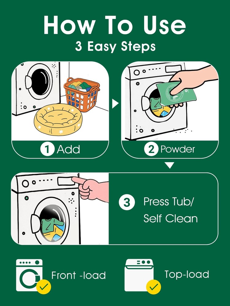 Seedshub Pet Hair Remover for Laundry - Dissolving For