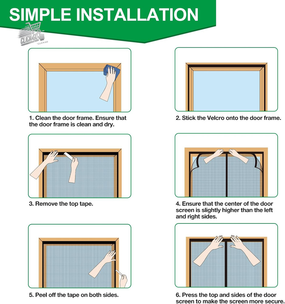 Magnetic Mosquito Net Window Door Adhesion And Power Added Automatic Closure