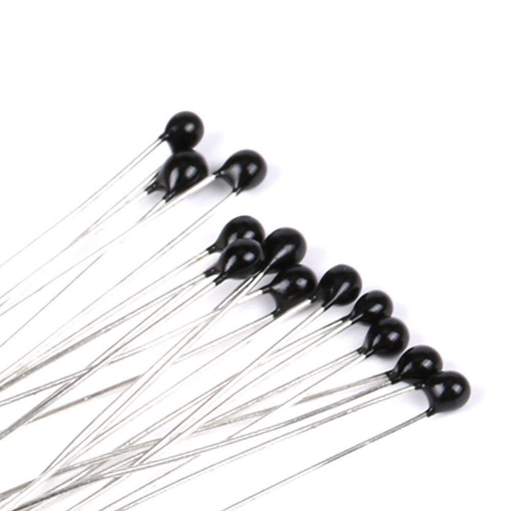 25pcs 10k OHM NTC MF52AT 3950 Thermistor Resistor NTC-MF52AT MF52 10K + -5% USA