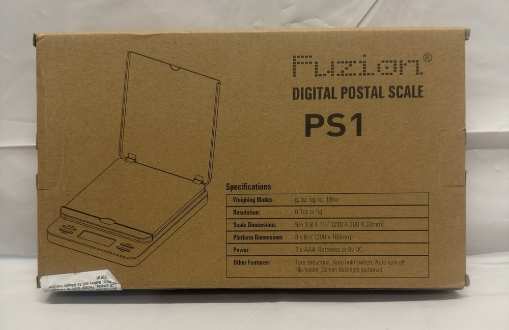 Fuzion Digital Postal Scale PS1 Model. New in Box.