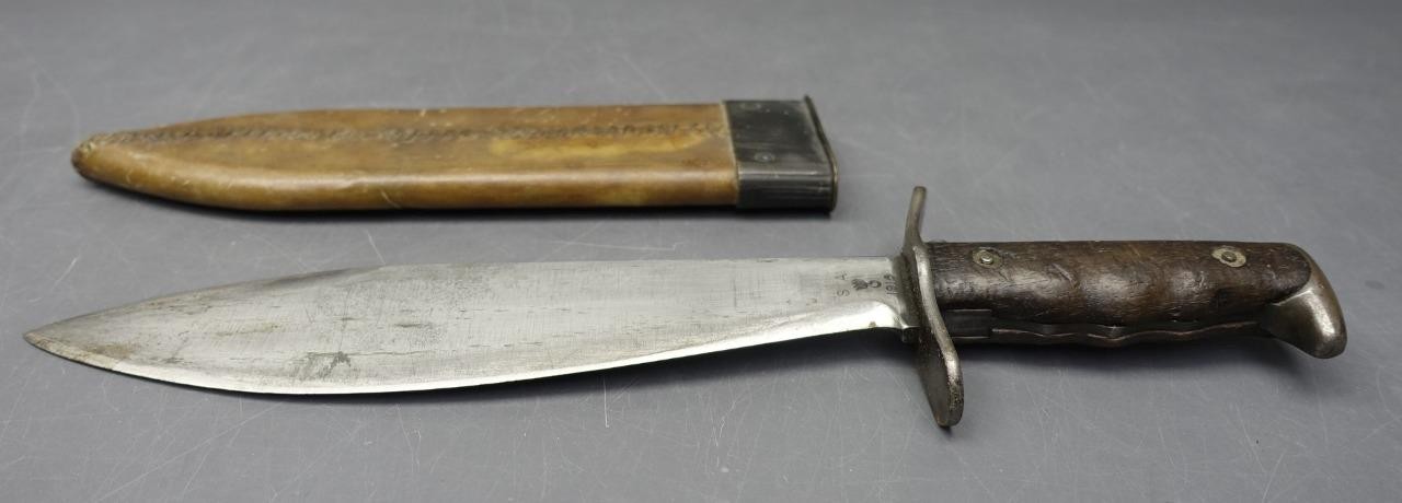Original WWI 15" Bolo Knife w/ Scabbard SA-1916 USA #32635