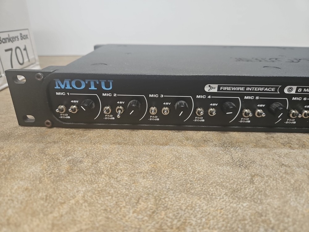 Motu 8Pre (8-Pre) Eight Mic Preamps - MIDI Firewire Audio Interface. Nice!