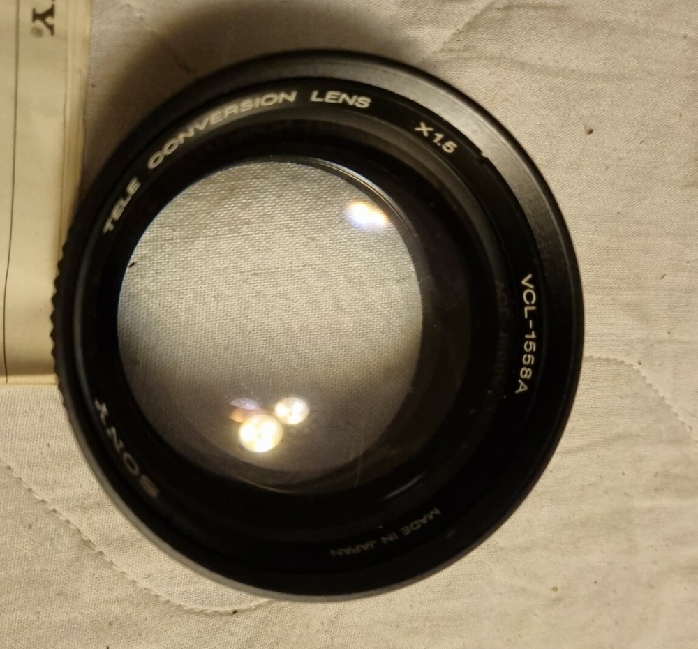 Sony Lens Vcl-1558a with reducer