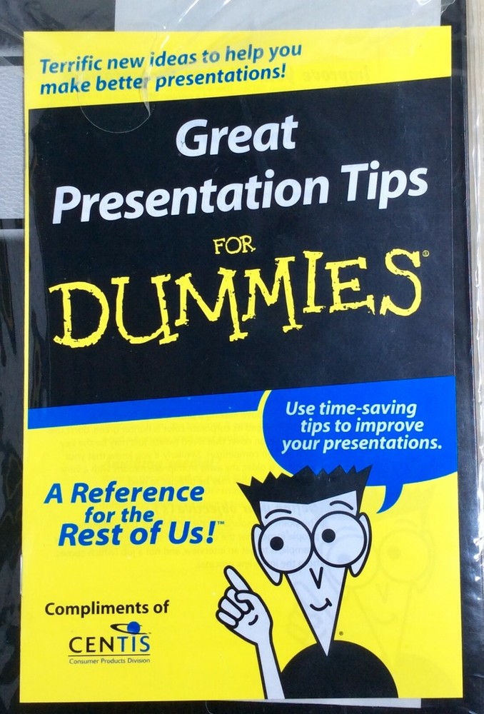 Custom Two Pocket Folders For Dummies / Great Presentations Bonus Tips Book!