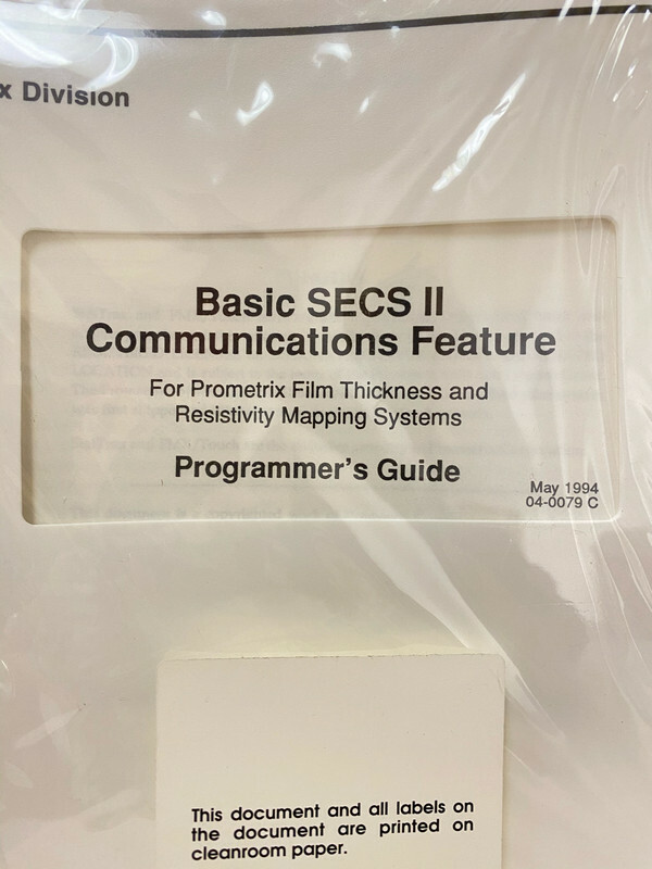 Tencor / KLA 04-0079C Basic SECS II Communications Feature Programmer's Guide
