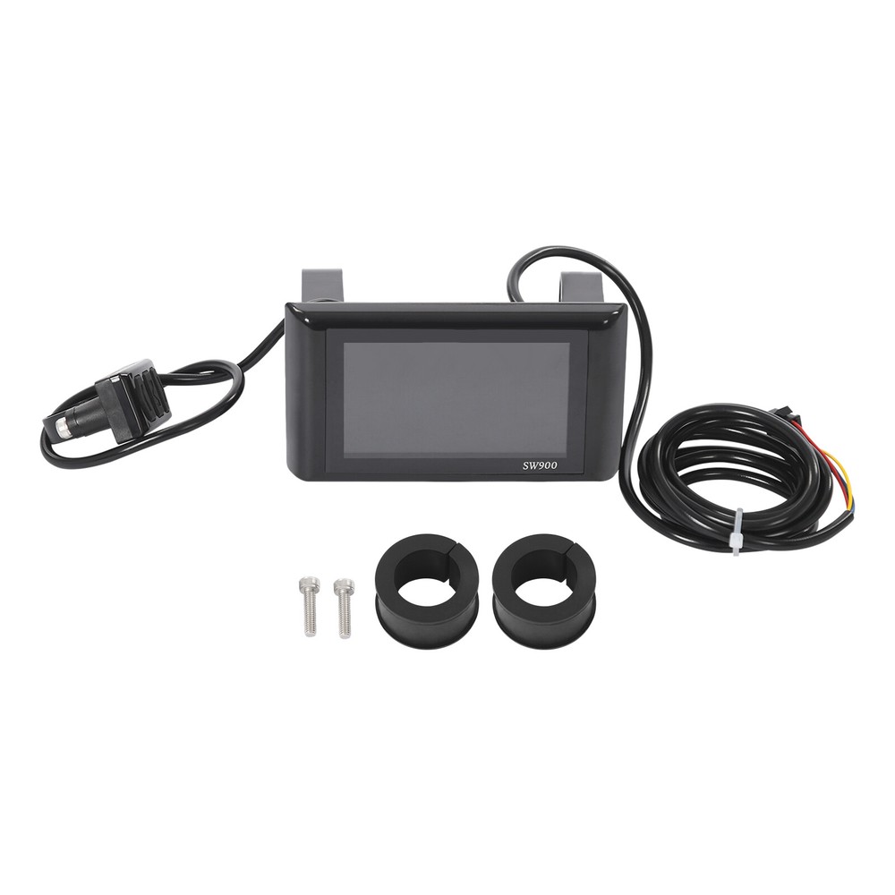 Electric Bicycle Display Screen E-Bike Multicolor LCD Display Screen Rectangle