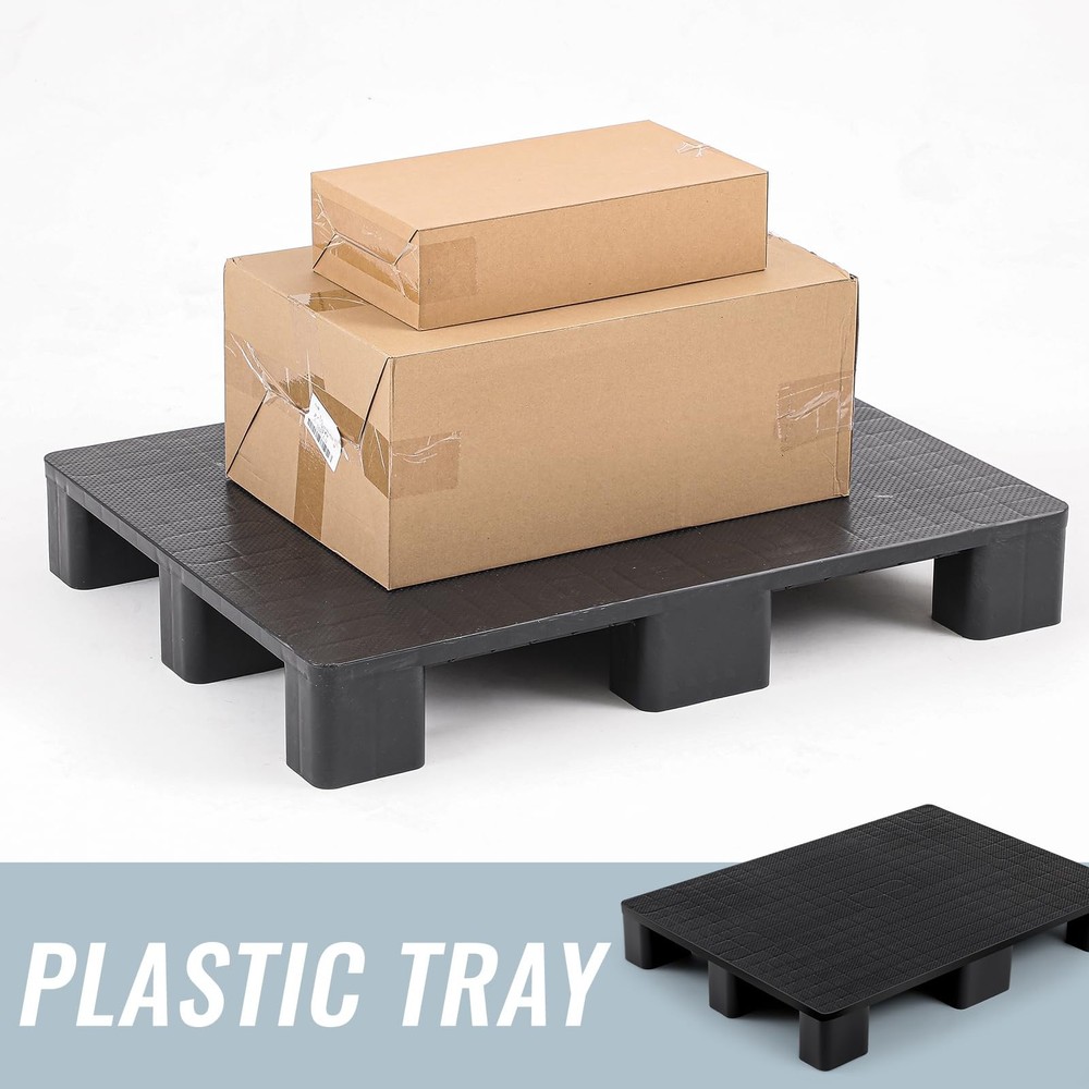 1 Pcs Plastic Pallet for Basement Storage Easy Stack Lightweight Floor Pallet...