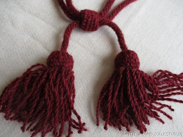 M1958 CIVIL WAR US ARMY HARDY OR CAMPAIGN HAT MAROON HAT CORD W/ TASSELS