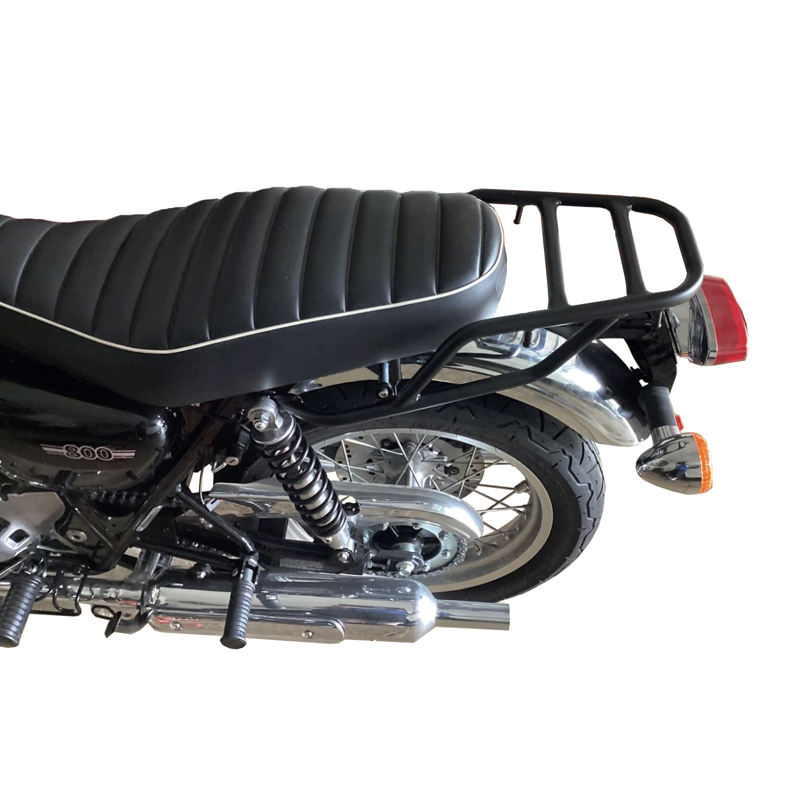 Luggage Rack Tail Rail Back Cargo Carrier For Kawasaki W800 2020-2023 Cafe ABS