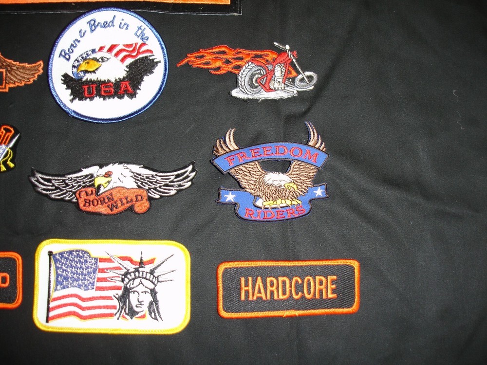 Motorcycle, Biker Patch set 10 patches in this set
