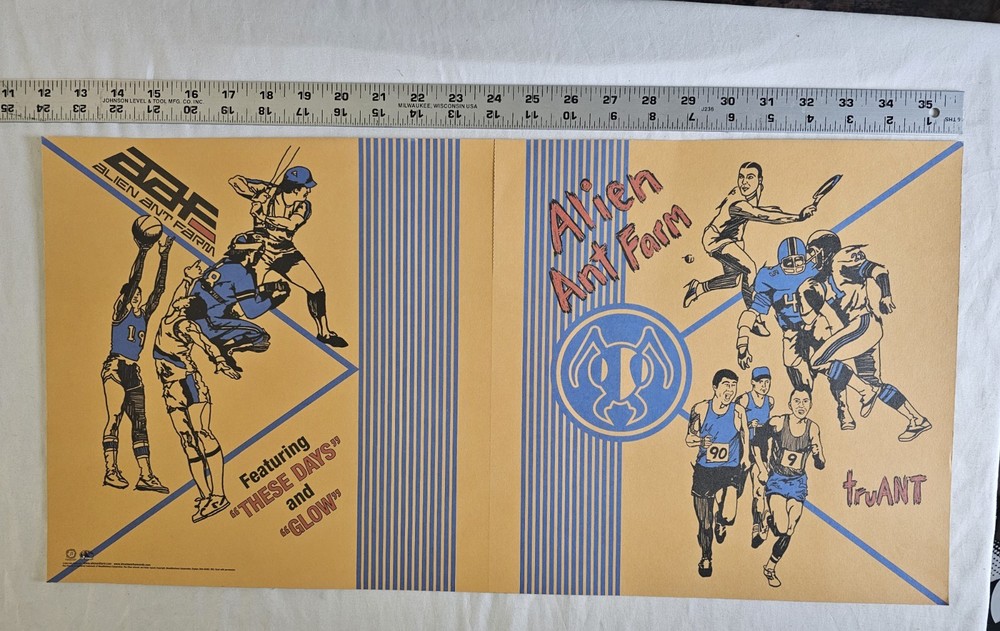 ALIEN ANT FARM Vintage 2003 PROMO 2 Sided Poster 24"