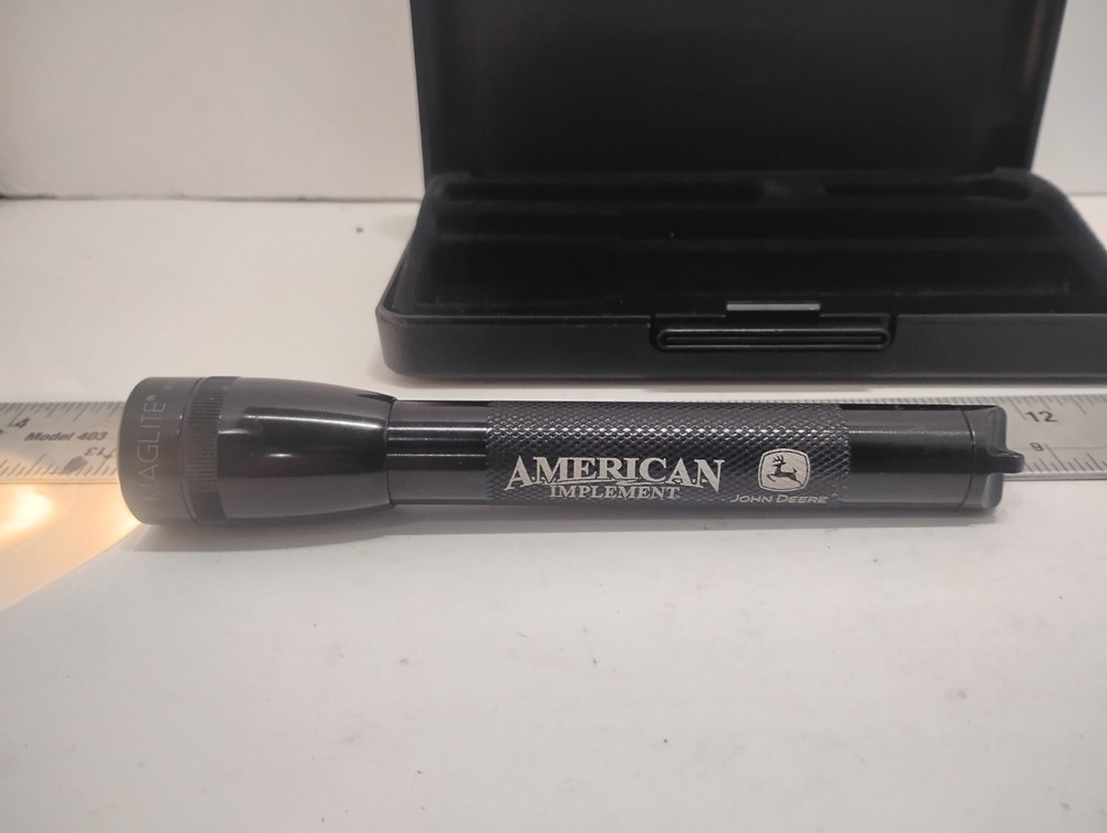 Mini John Deere Mag Lite With Case