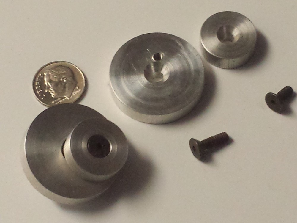 Ghostbusters Proton Wand/Thrower Aluminum Side Knobs (Pair)