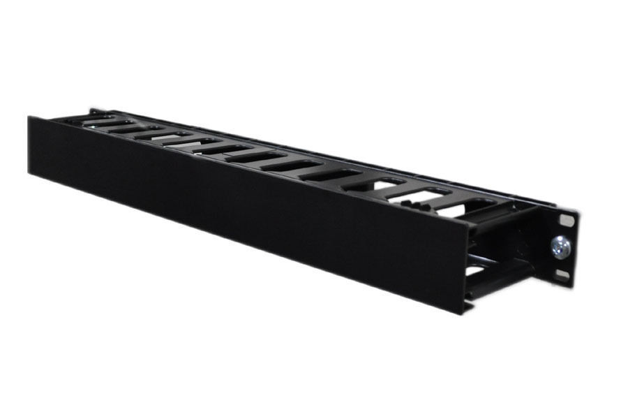 10 Pack 19" 2U Cable Managment Manger 12 slots Unit with Cap-Plastic