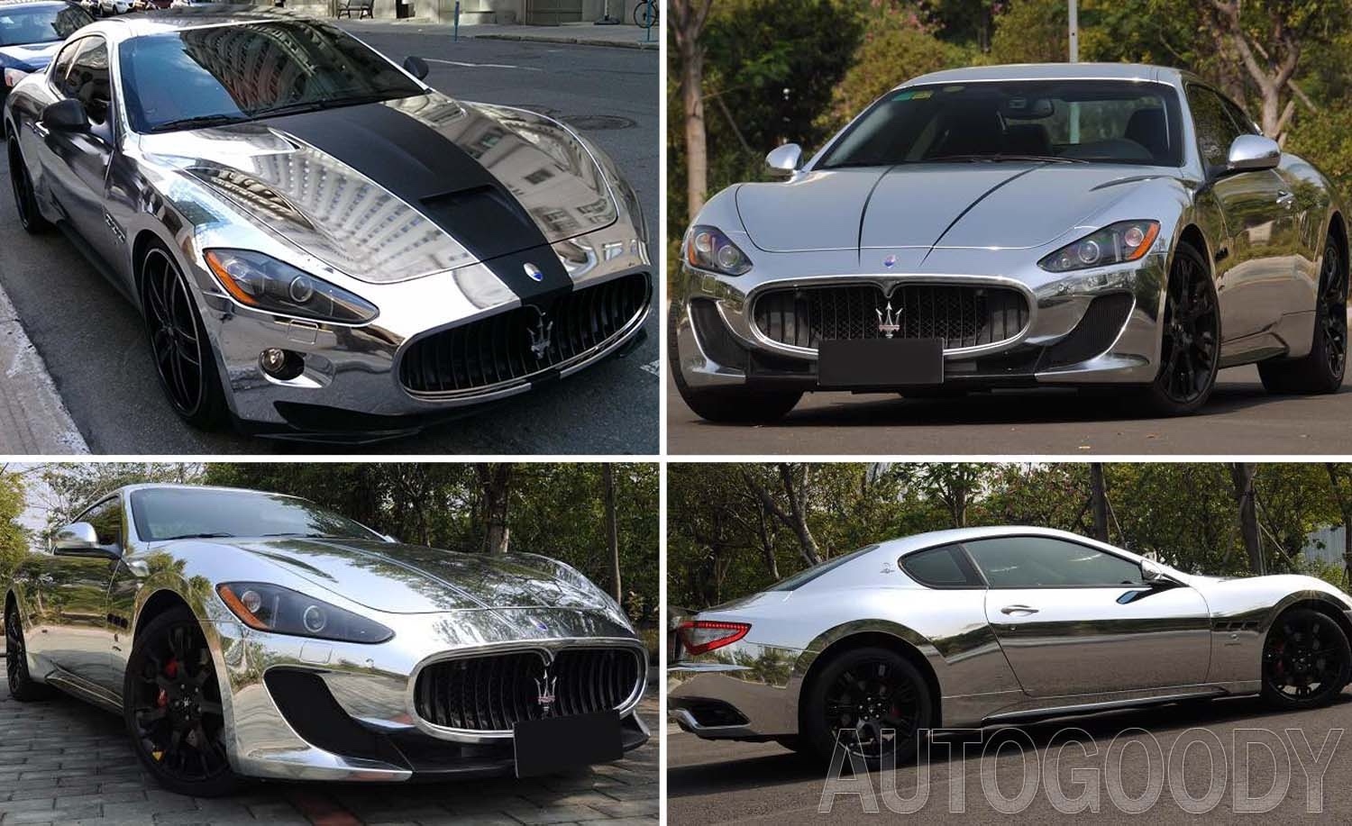 12" x 60" Silver Chrome Mirror Vinyl Film Wrap Sticker Stretchable 1ft x 5ft