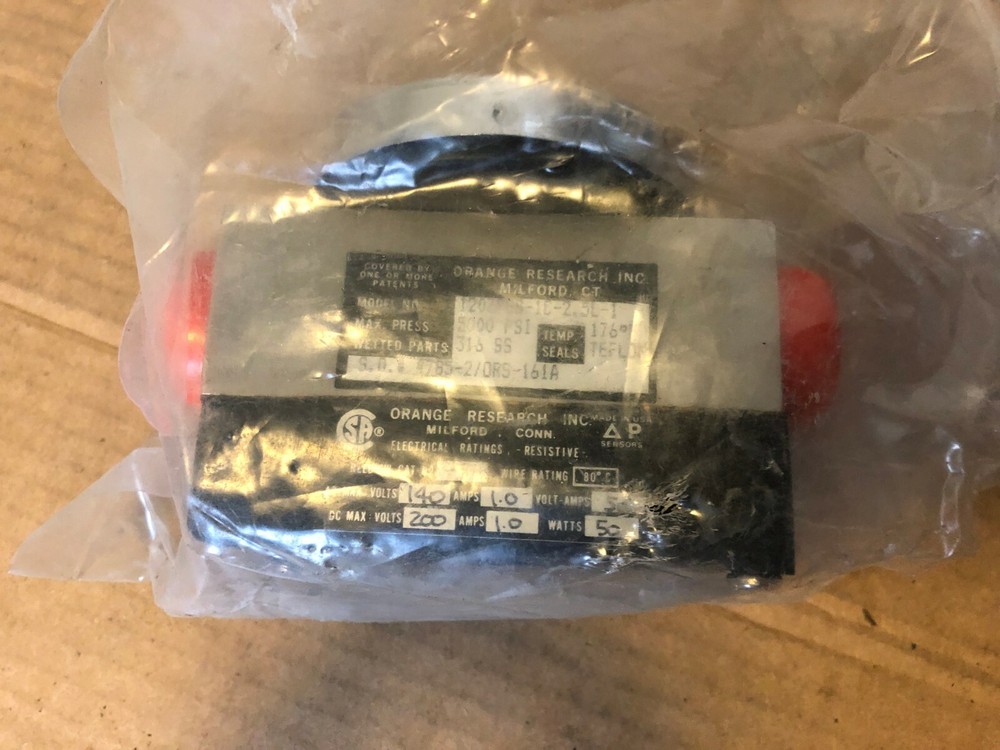 Orange Research, Pressure Switch, 1203PGS-1C-2.5L-1