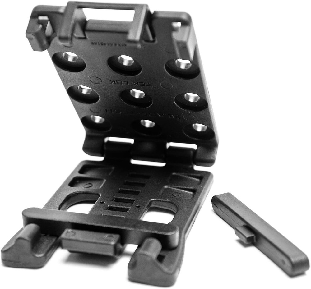 Dual Locking Tek-Lok Attachment with Mounting Hardware for Secure Gear - Black