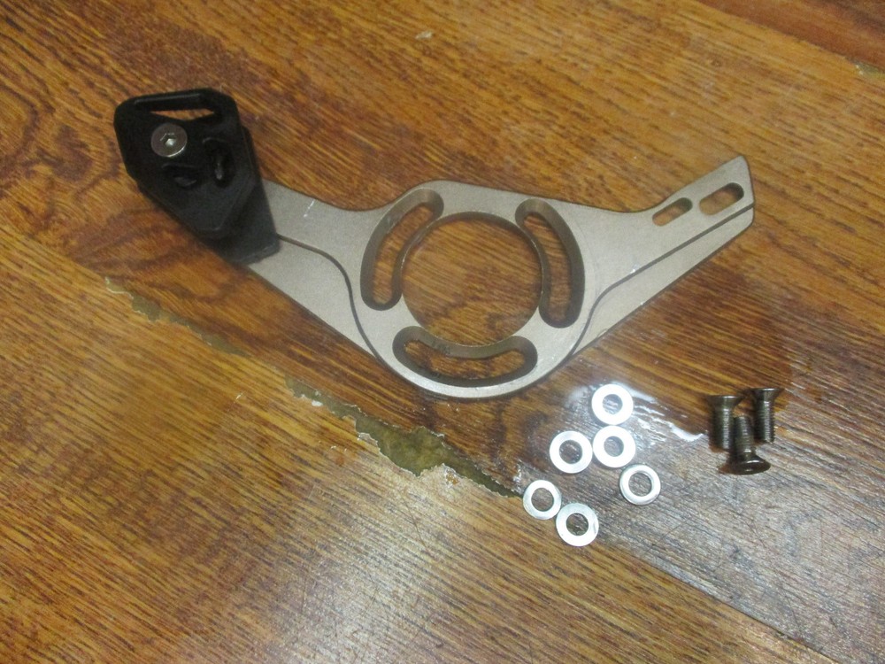 DIRECT BB MOUNT DOWN HILL CHAIN GUIDE GUARD - BRONZE ANODIZED