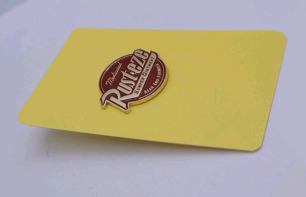 Rusteze Medicated Bumper Ointment Logo Round Enamel Pin – Rear End Formula Cars