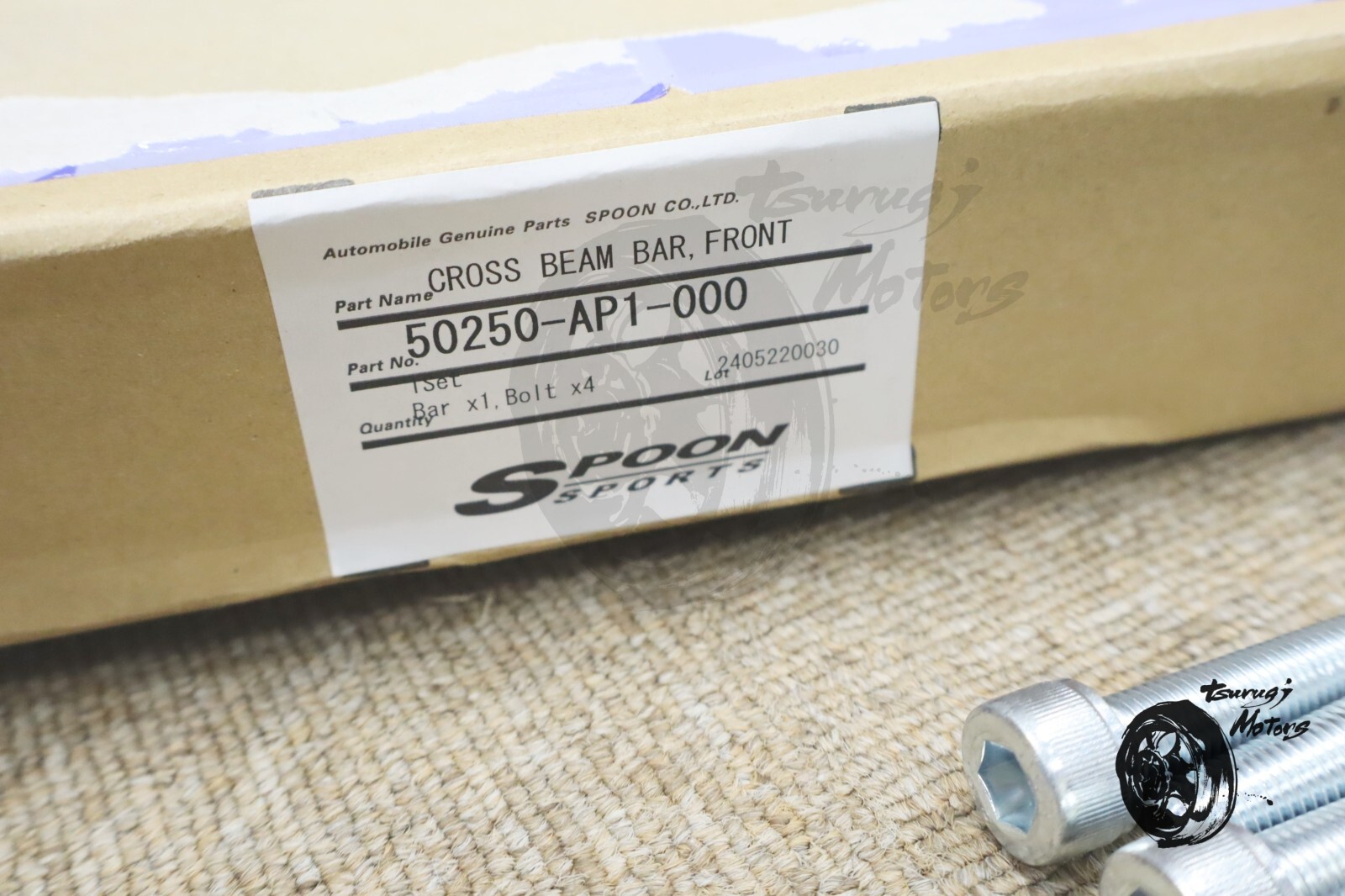 SPOON genuine CROSS BEAM BAR For HONDA S2000 AP1 AP2 50250-AP1-000 OEM New