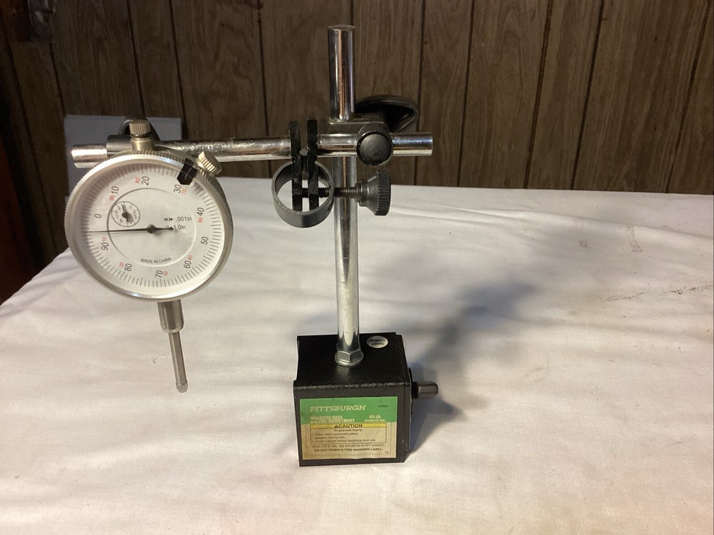 Pittsburgh Dial Indicator Magnetic Base 45lb pull, 5645
