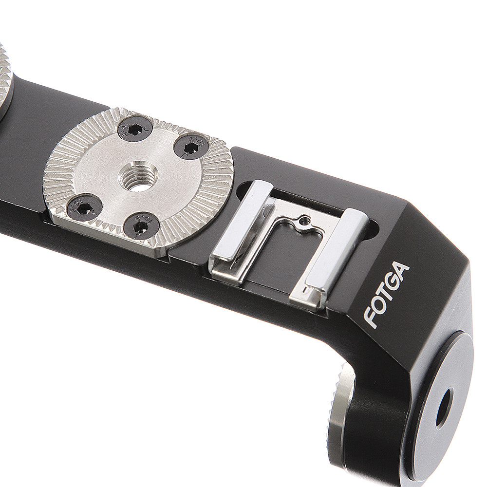 FOTGA DP500III L-Shaped Bracket &3 ARRI Type Rosette Lock+Cold shoe For Camera