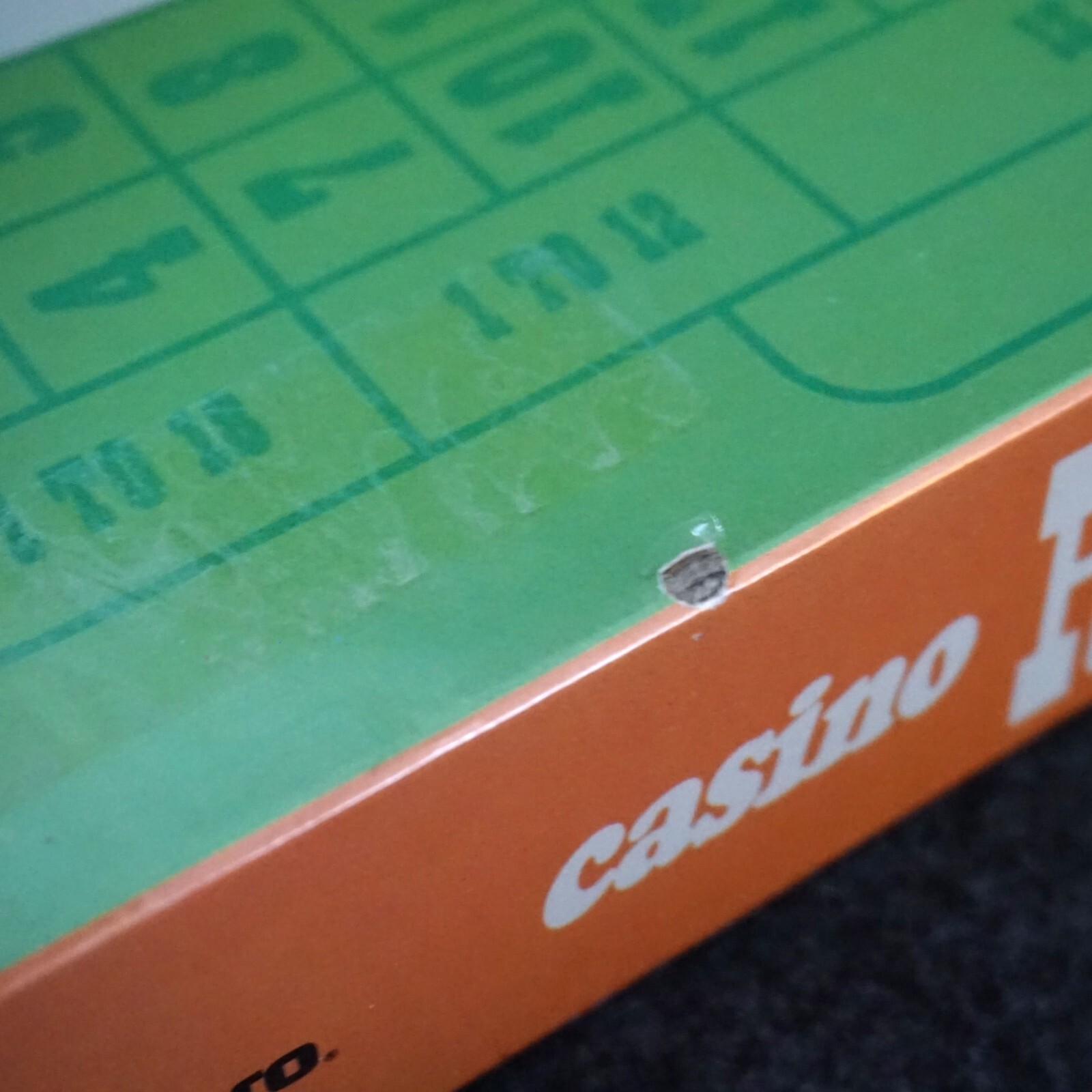 Hasbro Casino Roulette Game 1969 New Old Stock Sealed Vintage