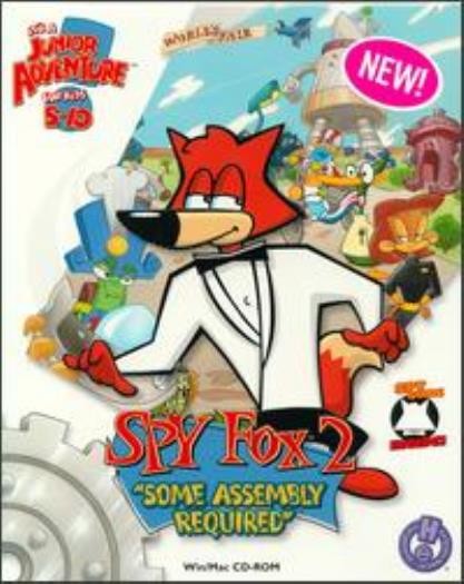 Spy Fox 2: Some Assembly Required PC MAC CD secret agent code evil villian game!