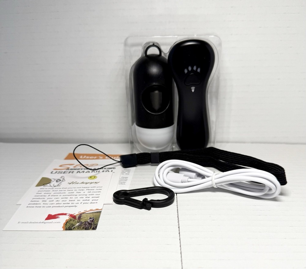 Dog Behavior Trainer Ultrasonic Anti Bark Control Device Rechargeable