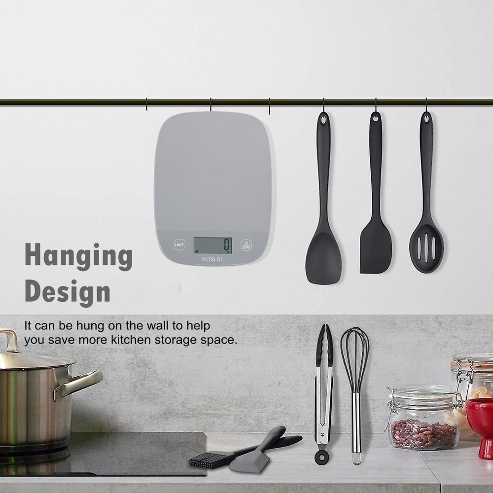 Sleek Kitchen Food Scale with Smart Tare Function and LCD Display - 11lbs