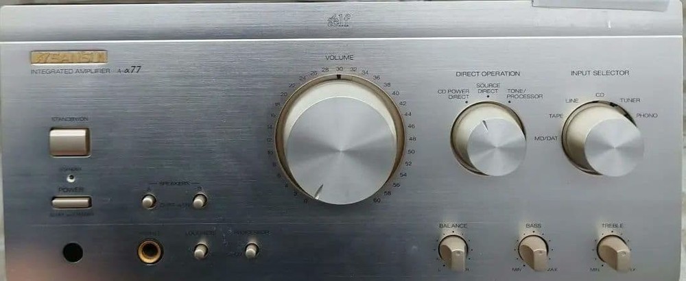 SANSUI A-α7 Integrated Stereo Amplifier Tested Working
